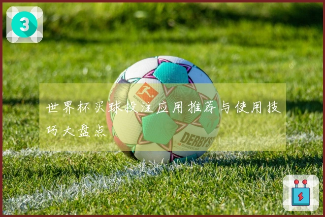 世界杯买球投注应用推荐与使用技巧大盘点